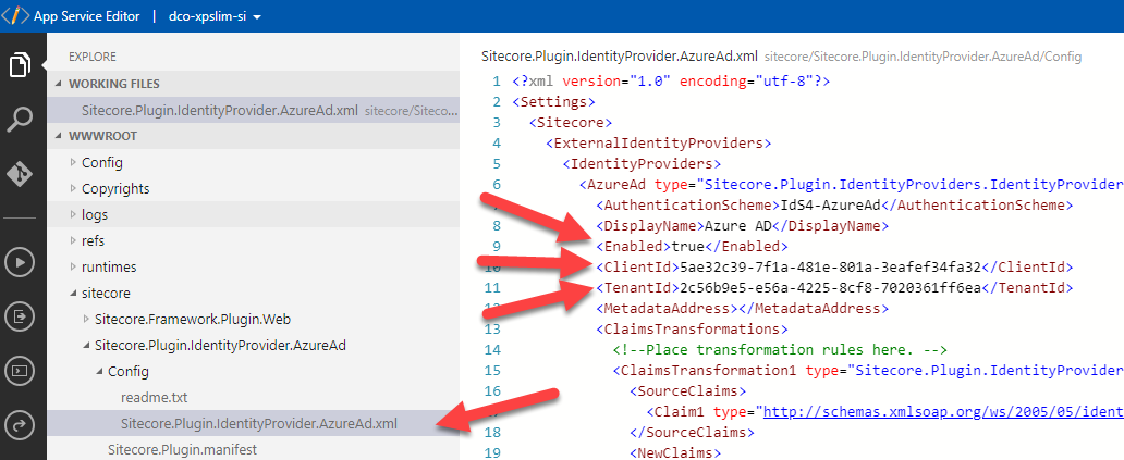 Setting Up Azure Active Directory Integration with Sitecore Identity Server / Sitecore 9.1